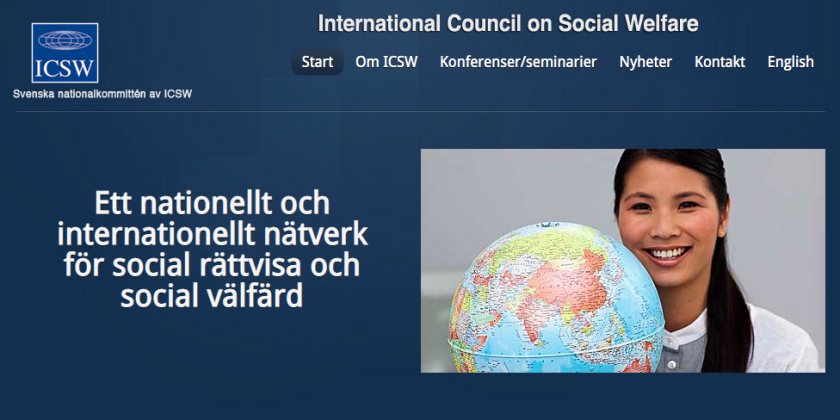 Välkommen till ICSW Sveriges webbplats